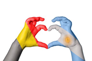 Belçika Arjantin Kalbi, El hareketi kalp yapma, Kırpma Yolu