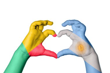 Benin Arjantin Kalbi, El hareketi kalp yapma, Kırpma Yolu