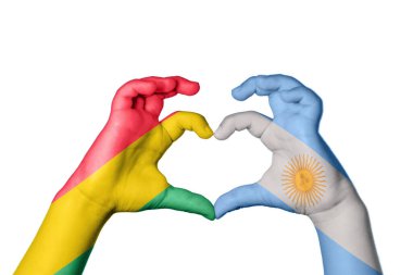 Bolivya Arjantin Kalbi, El hareketi kalp yapma, Kırpma Yolu