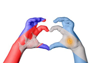 Kamboçya Arjantin Kalbi, El hareketi kalp yapmak, Kırpma Yolu