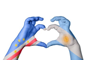 Cape Verde Arjantin Kalbi, El hareketi kalp yapmak, Kırpma Yolu