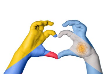 Kolombiya Arjantin Kalbi, El hareketi kalp yapma, Kırpma Yolu