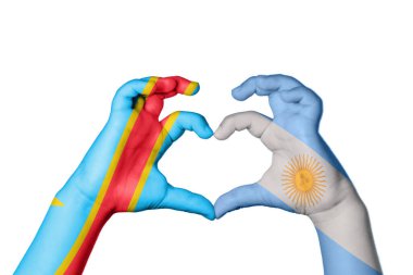 Demokratik Kongo Cumhuriyeti Arjantin Kalbi, El hareketi kalp yapma, Kırpma Yolu