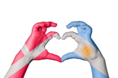 Danimarka Arjantin Kalbi, El hareketi kalp yapma, Kırpma Yolu