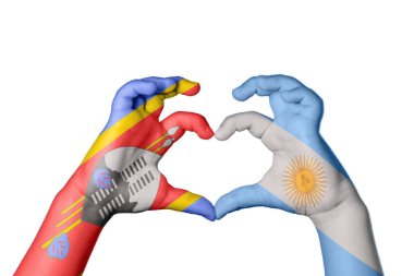 Eswatini Arjantin Kalbi, El hareketi kalp yapma, Kırpma Yolu