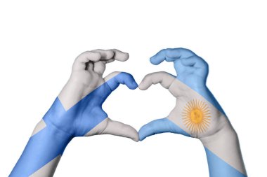 Finlandiya Arjantin Kalbi, El hareketi kalp yapma, Kırpma Yolu