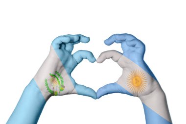 Guatemala Arjantin Kalbi, El hareketi kalp yapmak, Kırpma Yolu