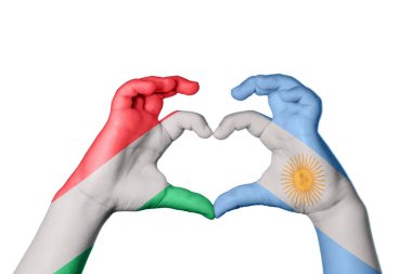 Macaristan Arjantin Kalbi, El hareketi kalp yapma, Kırpma Yolu