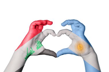 Irak Arjantin Kalbi, El hareketi kalp yapmak, Kırpma Yolu