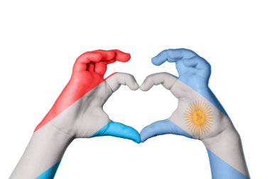 Lüksemburg Arjantin Kalbi, El hareketi kalp yapma, Kırpma Yolu