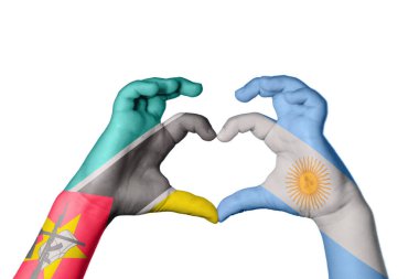 Mozambik Arjantin Kalbi, El hareketi kalp yapma, Kırpma Yolu