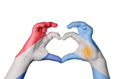 Hollanda Arjantin Kalbi, El hareketi kalp yapma, Kırpma Yolu