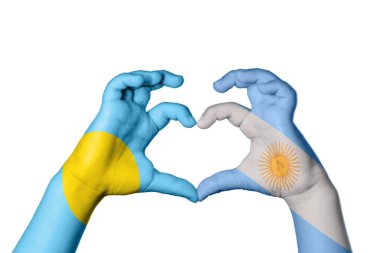 Palau Arjantin Kalbi, El hareketi kalp yapma, Kırpma Yolu