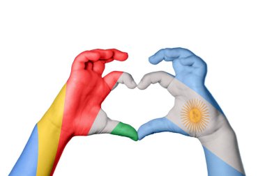 Seyşeller Arjantin Kalbi, El hareketi kalp yapma, Kırpma Yolu