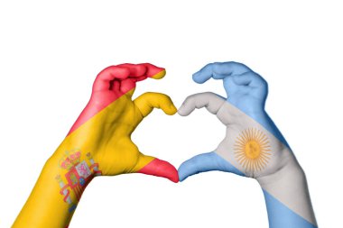 İspanya Arjantin Kalbi, El hareketi kalp yapma, Kırpma Yolu