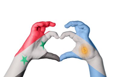 Suriye Arjantin Kalbi, El hareketi kalp yapma, Kırpma Yolu