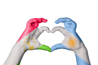 Tacikistan Arjantin Kalbi, El hareketi kalp yapma, Kırpma Yolu