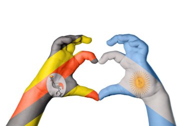 Uganda Arjantin Kalbi, El hareketi kalp yapma, Kırpma Yolu