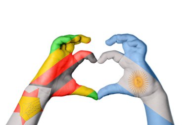 Zimbabwe Arjantin Kalbi, El hareketi kalp yapmak, Kırpma Yolu