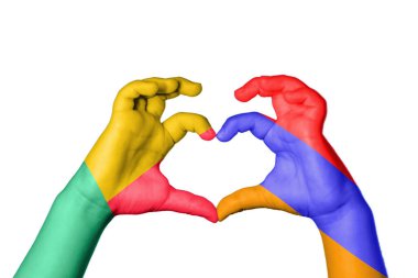 Benin Ermenistan Kalbi, El hareketi kalp yapma, Kırpma Yolu