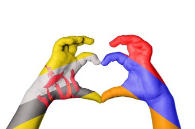 Brunei Ermenistan Kalbi, El hareketi kalp yapma, Kırpma Yolu