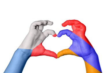 Çek Cumhuriyeti Ermeni Kalbi, El hareketi kalp yapma, Kırpma Yolu