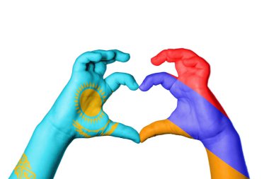 Kazakistan Ermenistan Kalbi, El hareketi kalp yapma, Kırpma Yolu