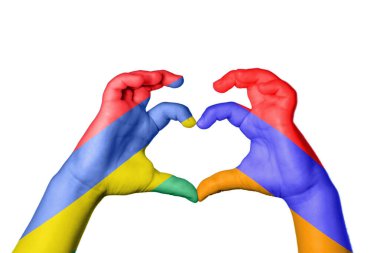 Mauritius Ermenistan Kalbi, El hareketi kalp yapma, Kırpma Yolu