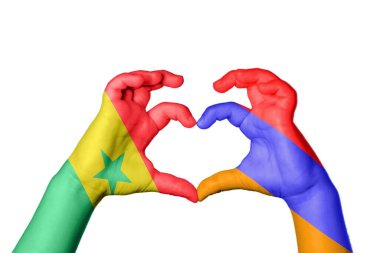 Senegal Ermenistan Kalbi, El hareketi kalp yapma, Kırpma Yolu