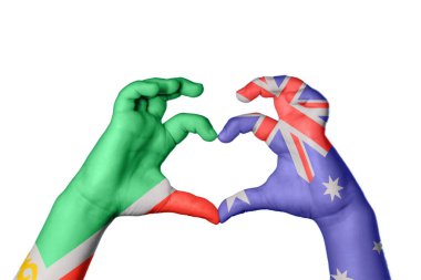 Çeçenistan Avustralya Kalbi, El hareketi kalp yapma, Kırpma Yolu