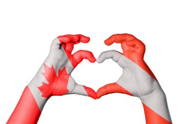 Kanada Avusturya Kalbi, El hareketi, kalp yapma, Kırpma Yolu