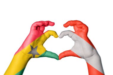 Gana Avusturya Kalbi, El hareketi kalp yapma, Kırpma Yolu