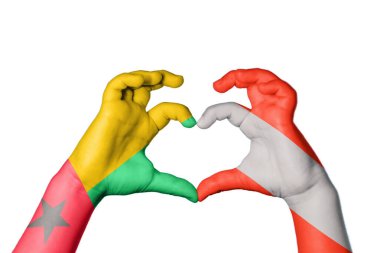 Gine Bissau Avusturya Kalbi, El hareketi kalp yapmak, Kırpma Yolu