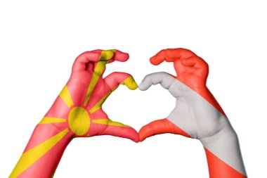 Kuzey Makedonya Avusturya Kalbi, El hareketi kalp yaptı, Kırpma Yolu