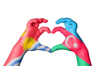 Kiribati Azerbaycan Kalbi, El hareketi kalp yapma, Kırpma Yolu