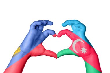 Lihtenştayn Azerbaycan Kalbi, El hareketi kalp yapma, Kırpma Yolu