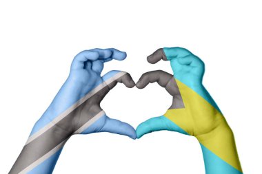 Botswana Bahama Kalbi, El hareketi kalp yapma, Kırpma Yolu