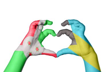 Burundi Bahama Kalbi, El hareketi kalp yapma, Kırpma Yolu