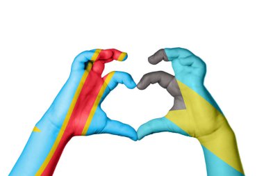 Demokratik Kongo Cumhuriyeti Bahamalar Kalbi, El hareketi, kalp yapma, Kırpma Yolu