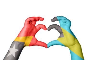 Doğu Timor Bahamalar Kalbi, El hareketi kalp yapma, Kırpma Yolu