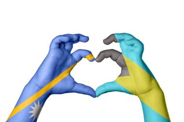 Nauru Bahama Kalbi, El hareketi kalp yapma, Kırpma Yolu