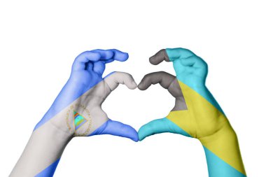 Nikaragua Bahama Kalbi, El hareketi kalp yapma, Kırpma Yolu