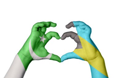 Pakistan Bahama Kalbi, El hareketi, kalp yapma, Kırpma Yolu