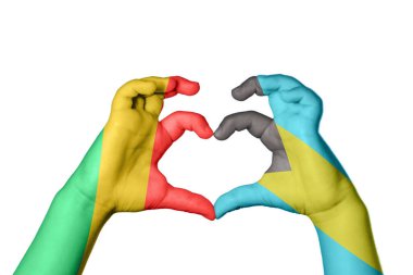 Kongo Bahamalar Cumhuriyeti Kalbi, El hareketi kalp yapma, Kırpma Yolu