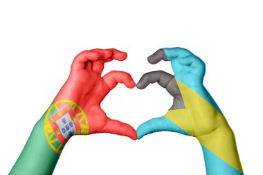 Portekiz Bahamalar Kalbi, El hareketi kalp yapma, Kırpma Yolu