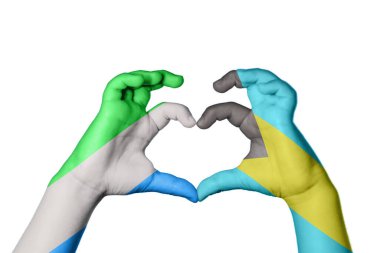 Sierra Leone Bahamas Kalbi, El hareketi kalp yapma, Kırpma Yolu