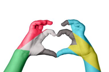 Sudan Bahama Kalbi, El hareketi, kalp yapma, Kırpma Yolu