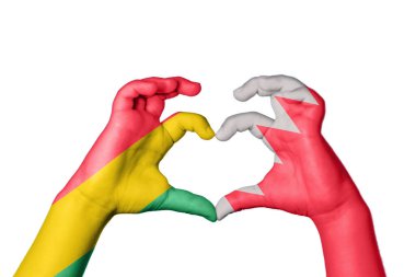 Bolivya Bahreyn Kalbi, El hareketi kalp yapma, Kırpma Yolu