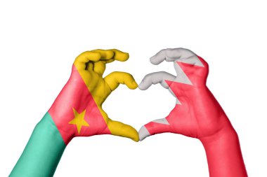 Kamerun Bahreyn Kalbi, El hareketi kalp yapma, Kırpma Yolu