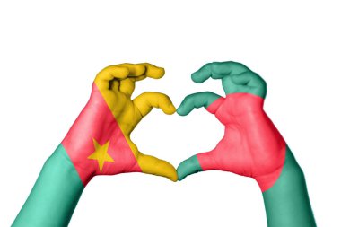 Kamerun Bangladeş Kalbi, El hareketi kalp yapma, Kırpma Yolu